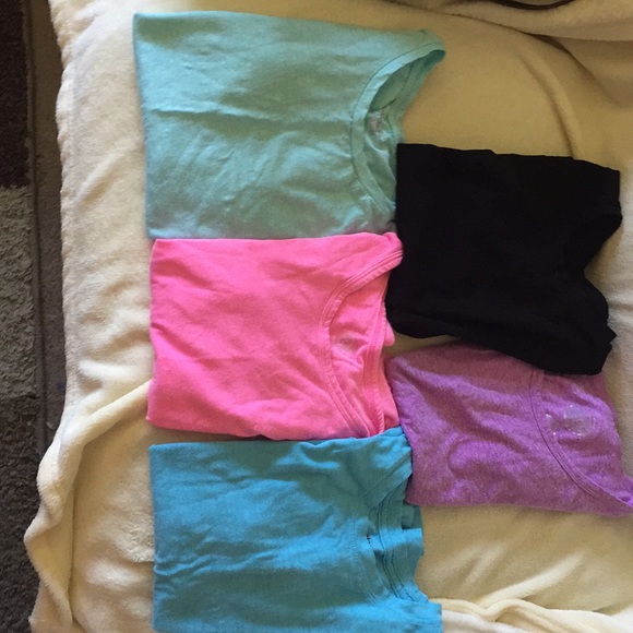 Other - 5 plain colored tee shirts